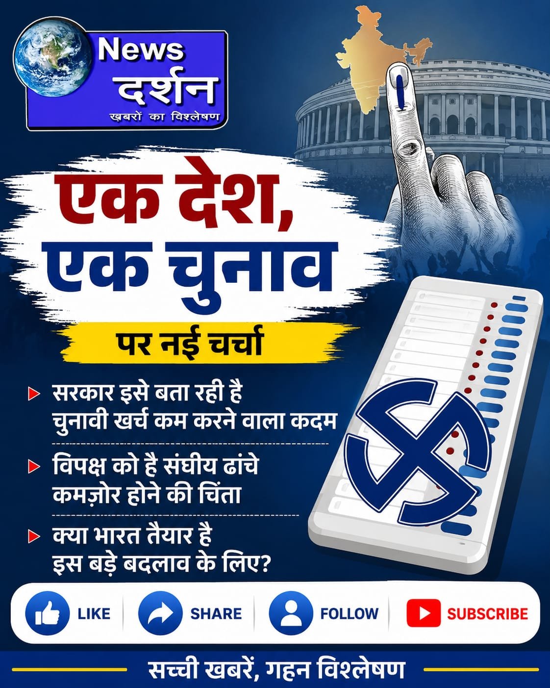 ‘एक देश, एक चुनाव’ पर फिर तेज बहस: क्या सरकार बढ़ रही है आगे? विपक्ष क्यों कर रहा विरोध?